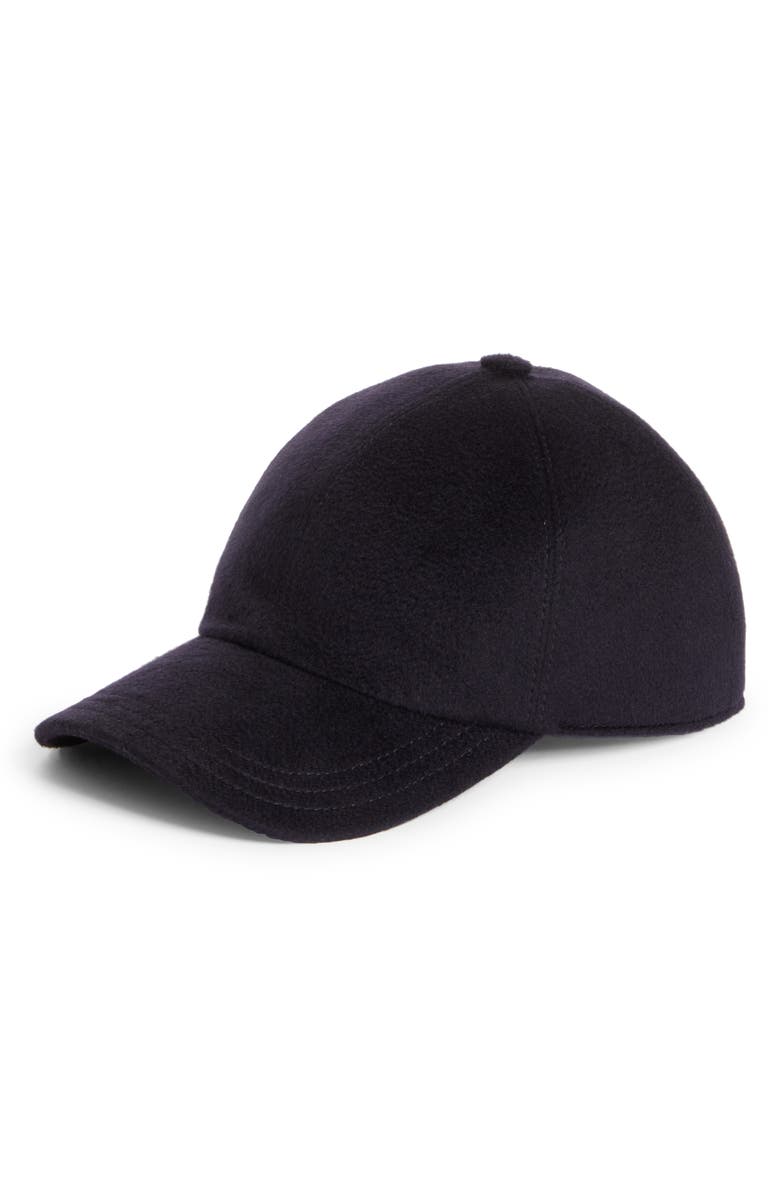 The Row Caspian Cashmere Baseball Cap, Main, color, 