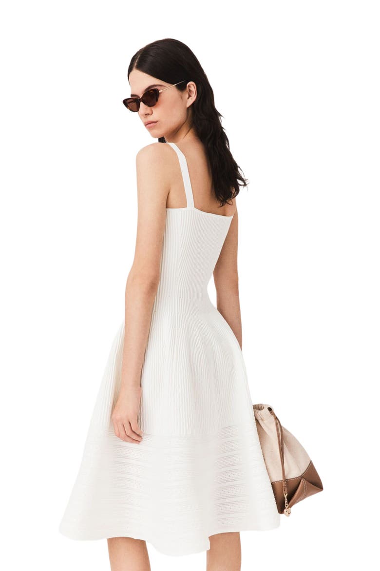 Knit maxi dress, Alternate, color, White