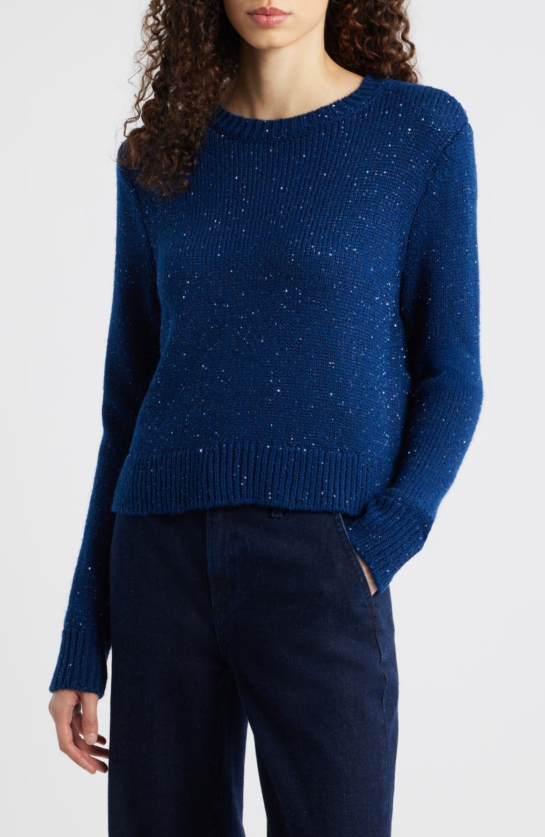 KOBI HALPERIN Aviva Sequin Sweater, Main, color,