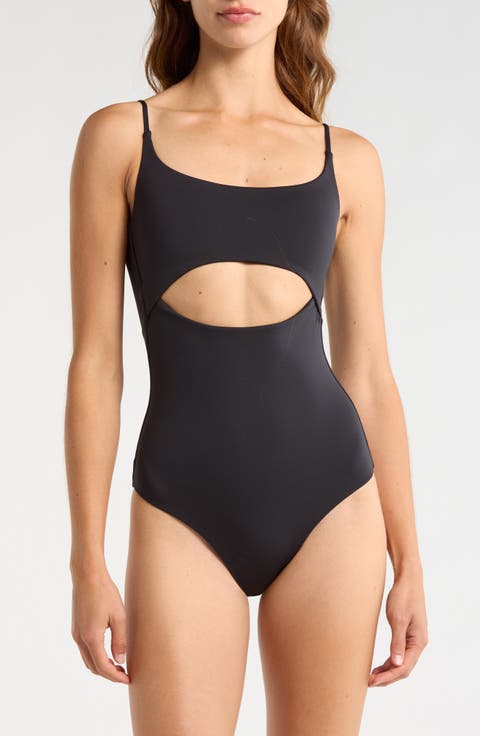 Peak Cutout One-Piece Swimsuit