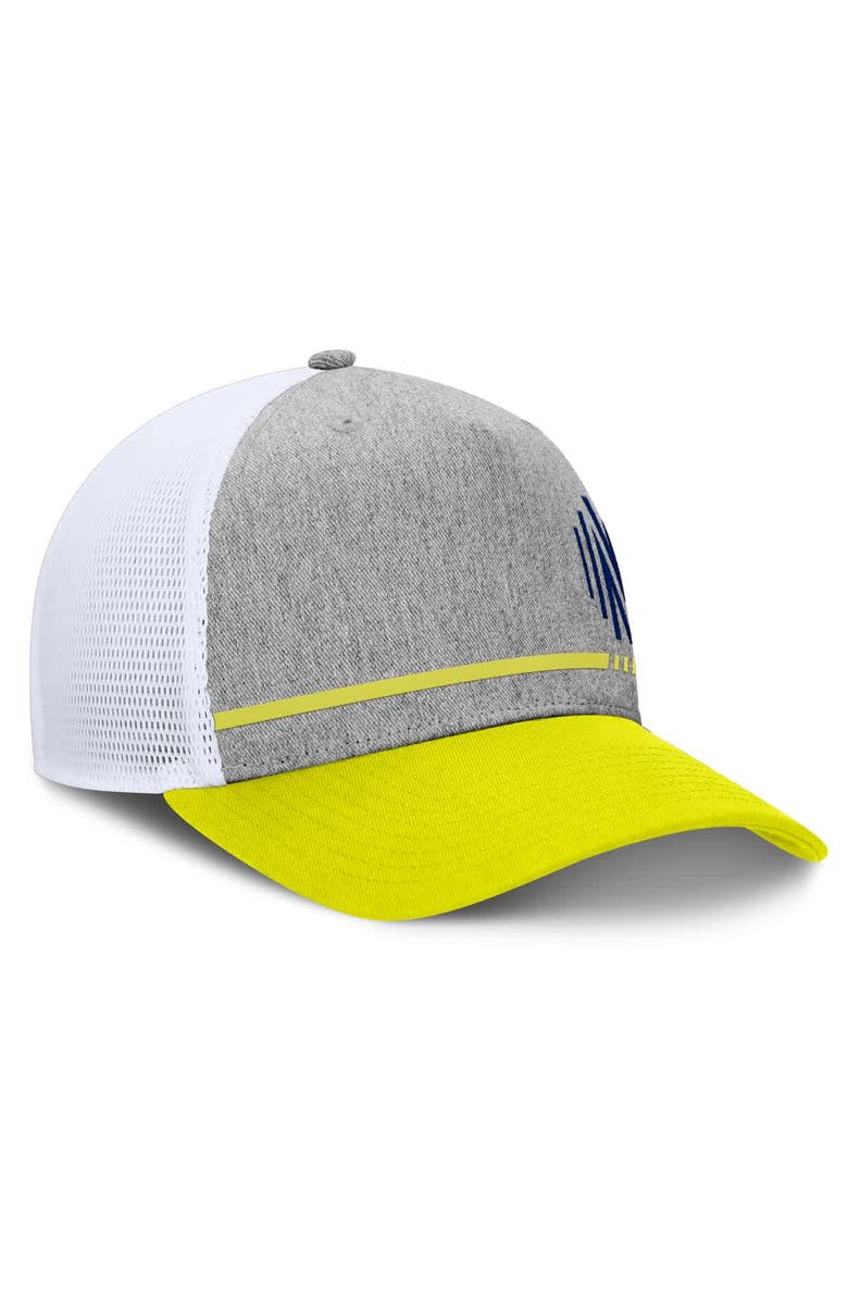 FANATICS Men's Fanatics Heather Gray Nashville SC Low Block Trucker Adjustable Hat, Alternate, color, Heather Gray
