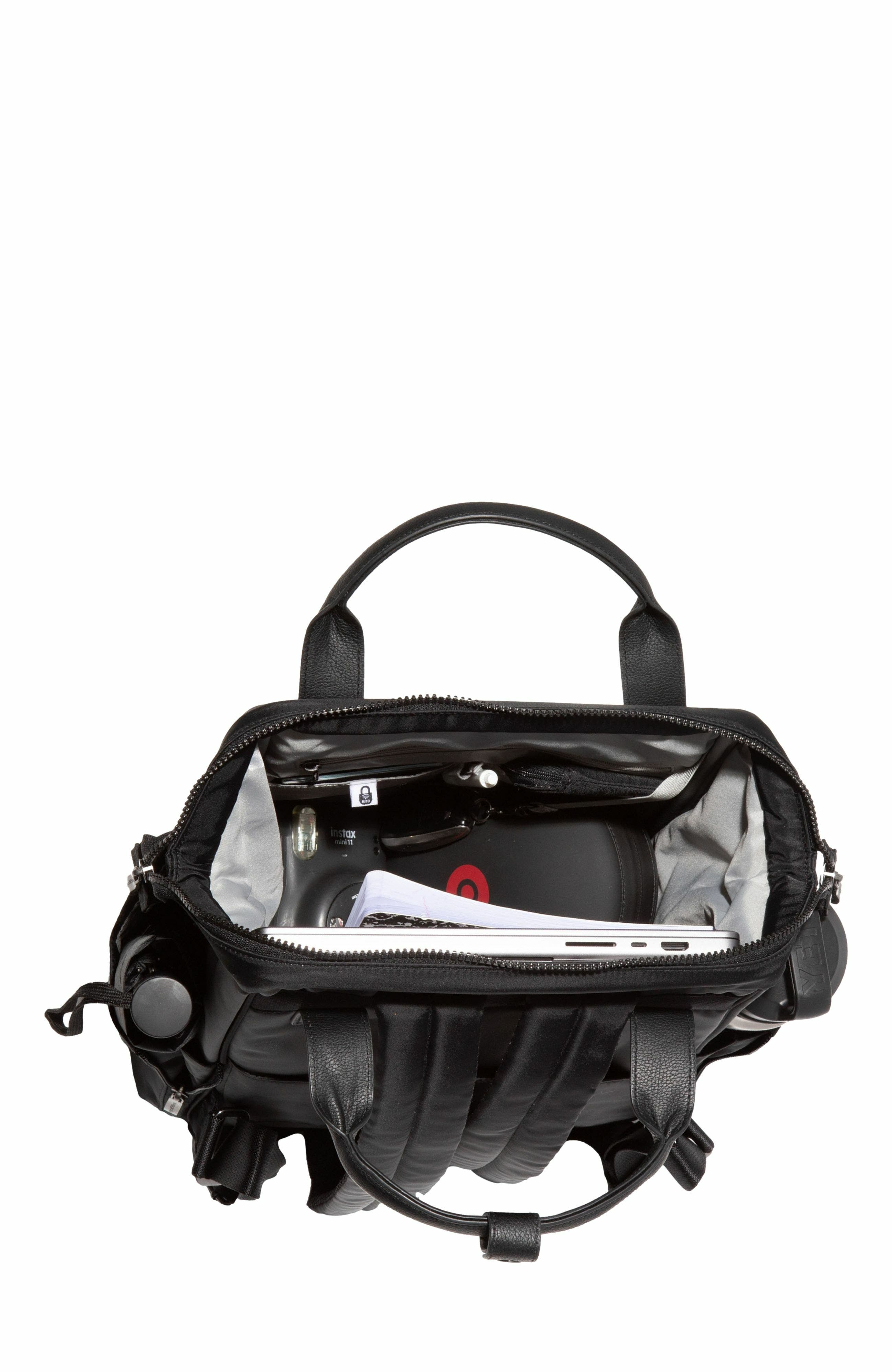 BAGGALLINI Chelsea Laptop Backpack, Alternate, color, Black Twill