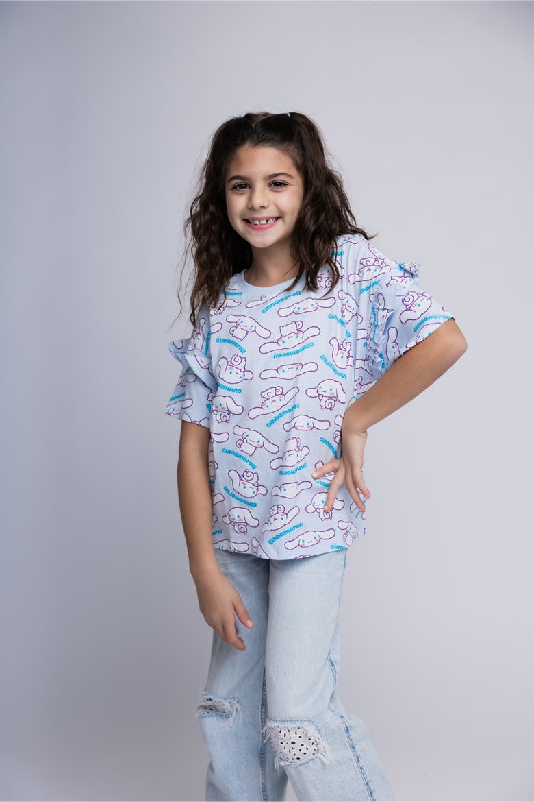 3-pack Short Sleeve T-shirts (toddler, Little Kid & Big Kid), Alternate, color, Kuromi Purple Multi