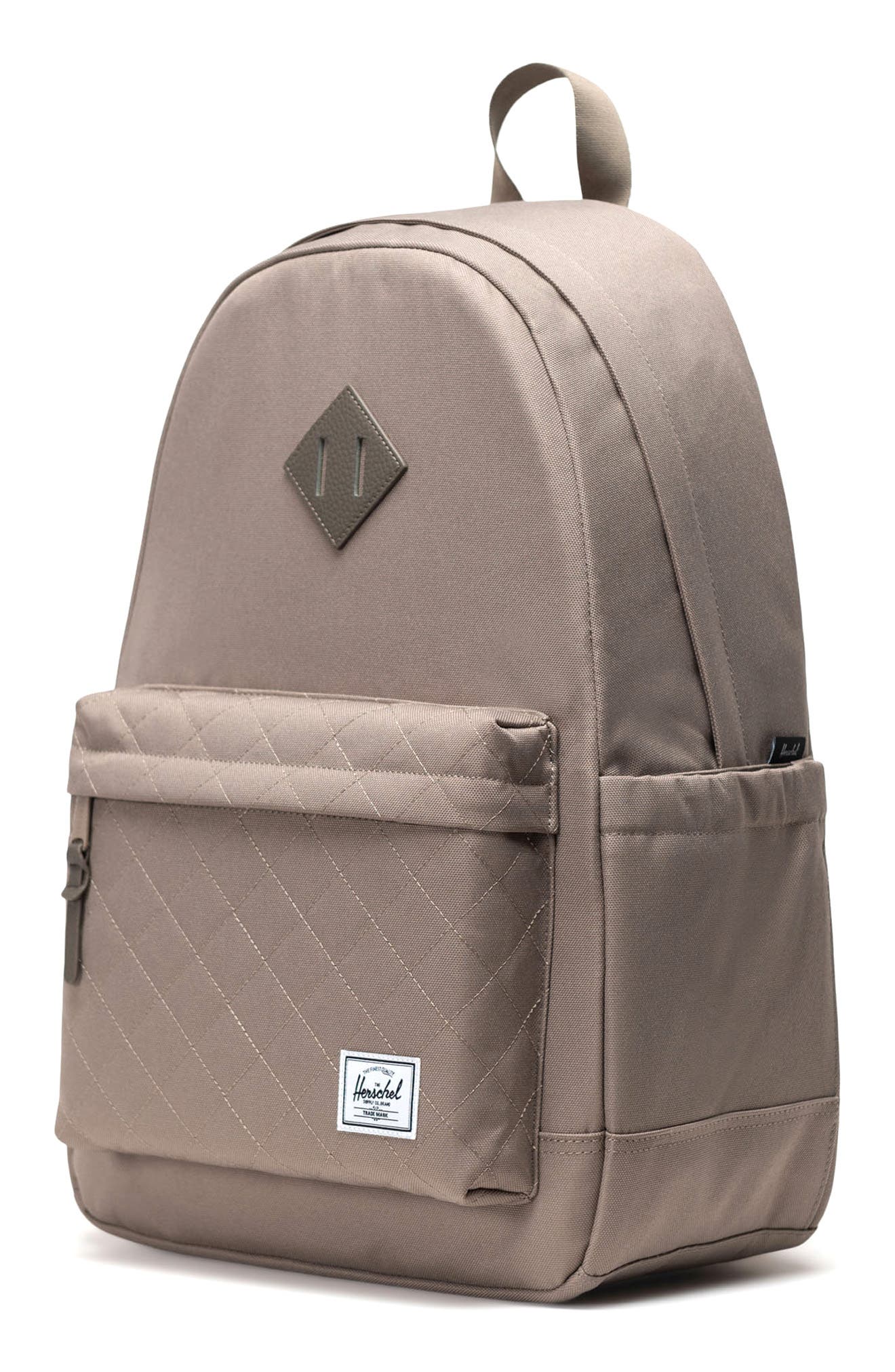 Herschel Supply Co. Heritage Recycled Polyester Backpack, Alternate, color, Brindle Quilted