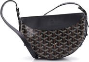 Pre-Owned Goyard Hirondelle Shoulder Bag Coated Canvas and Leather