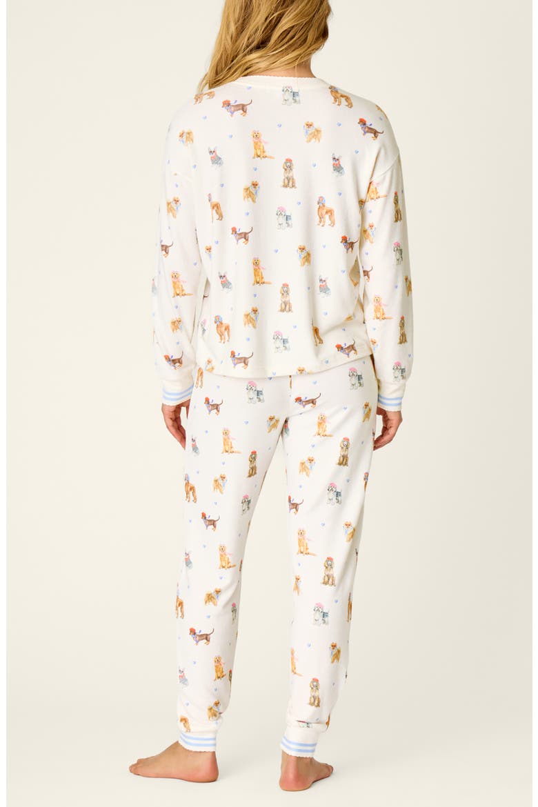Meet Me in Pawris 2-Piece Pajama Set, Alternate, color, IVORY