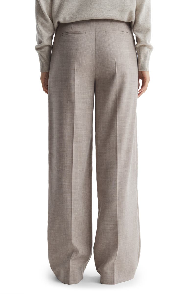 Reiss Hazel Stretch Cotton Pants, Alternate, color, Oatmeal