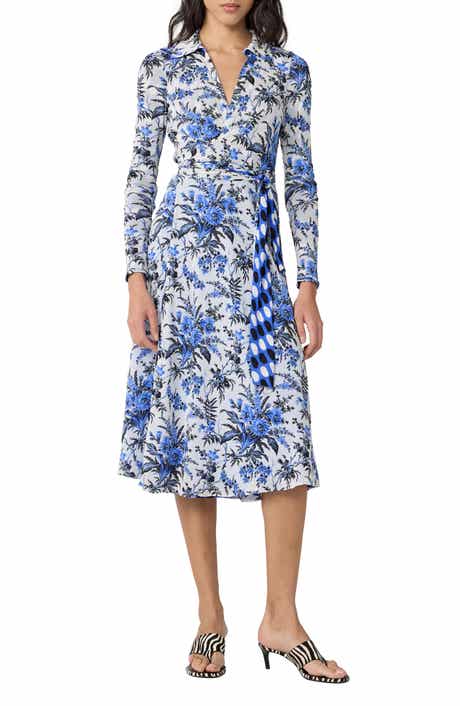 Phoenix Reversible Long Sleeve Midi Shirtdess