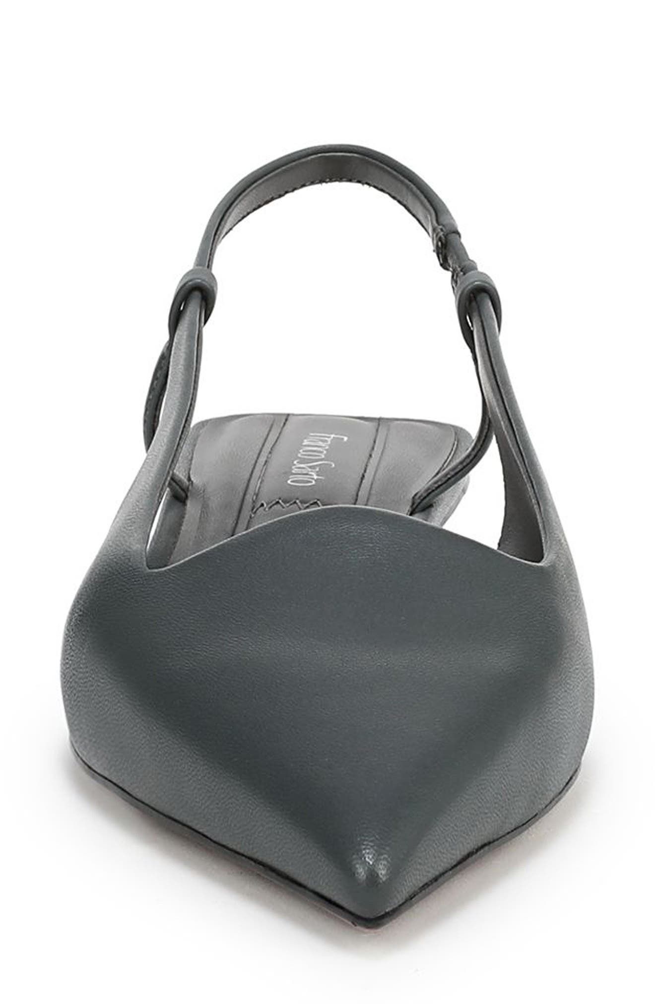 Franco Sarto Palmira Slingback Pointed Toe Pump - Wide Width Available, Alternate, color, Slate Blue