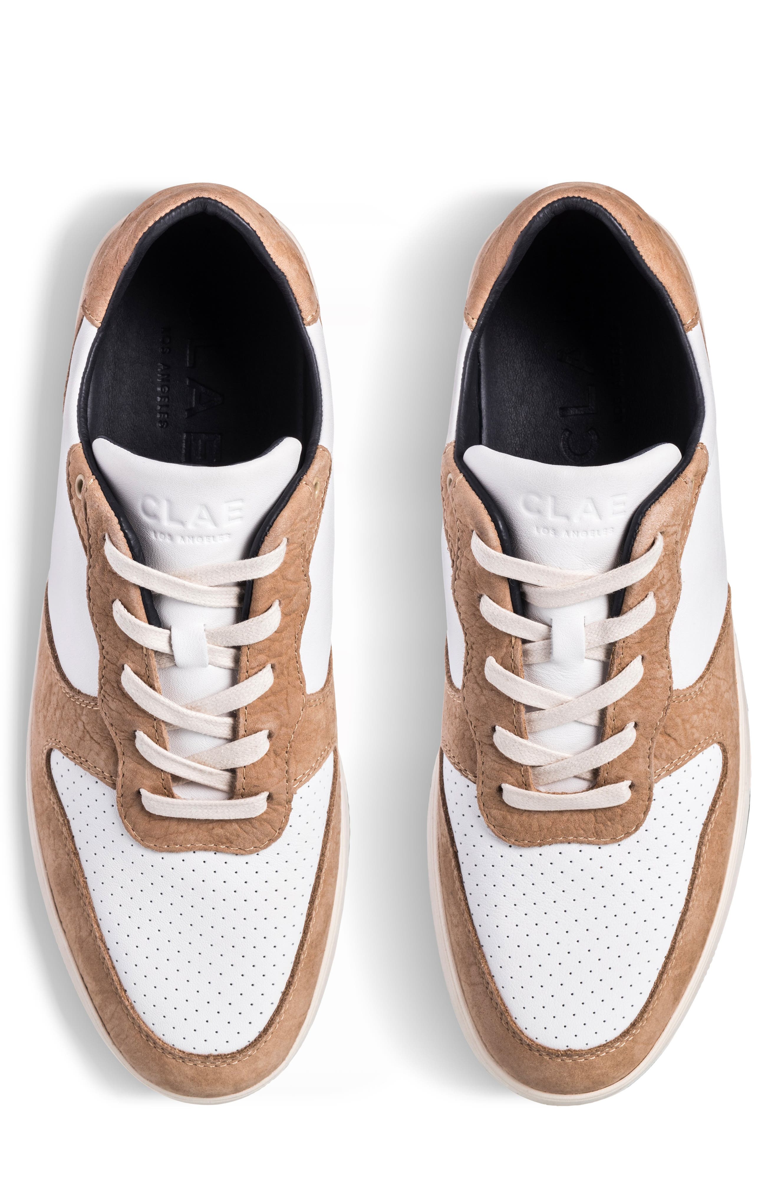 CLAE Malone Sneaker, Alternate, color, White Starfish Black