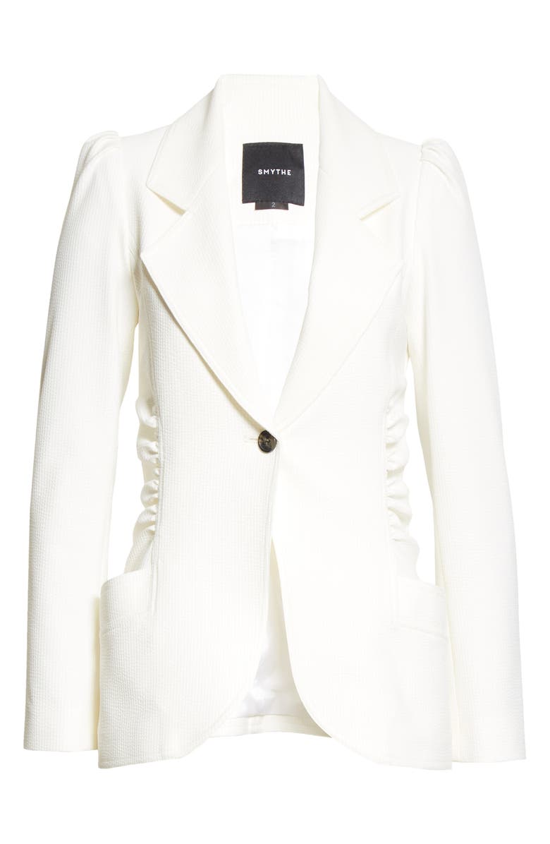 Smythe Ruched Blazer, Alternate, color,