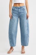 Tractr Wide Leg Crop Jeans