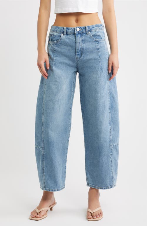 Tractr Wide Leg Crop Jeans in Indigo at Nordstrom, Size 29