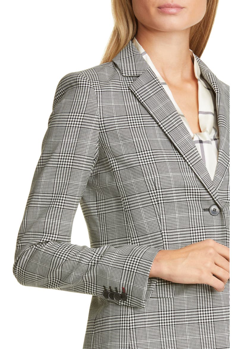 Thatcher Stretch Wool Blazer, Alternate, color, BLACK MULTI