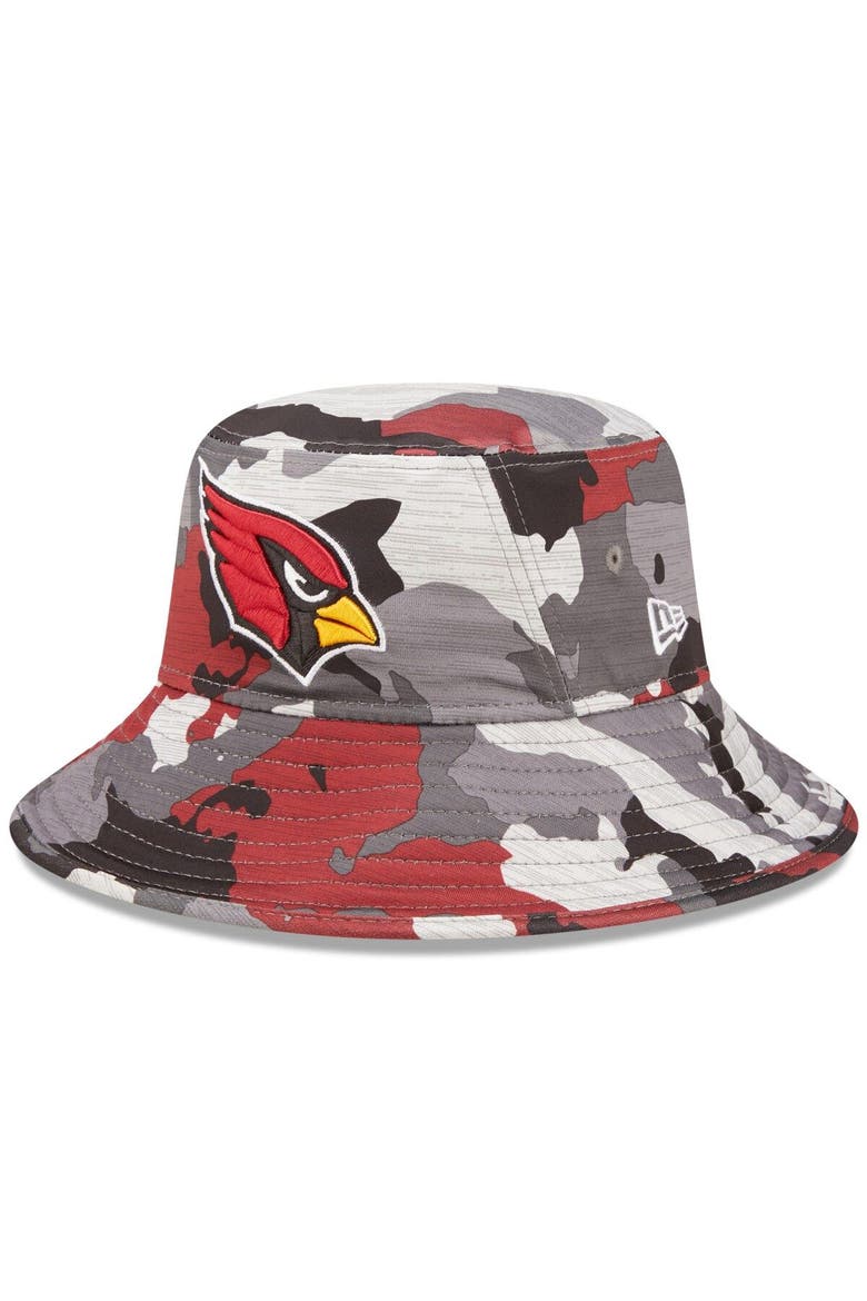 Men's New Era Camo Arizona Cardinals 2022 NFL Training Camp Official Bucket Hat, Main, color, Camo