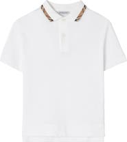 Burberry Cotton Pique Polo Shirt