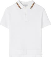 Burberry Cotton Pique Polo Shirt