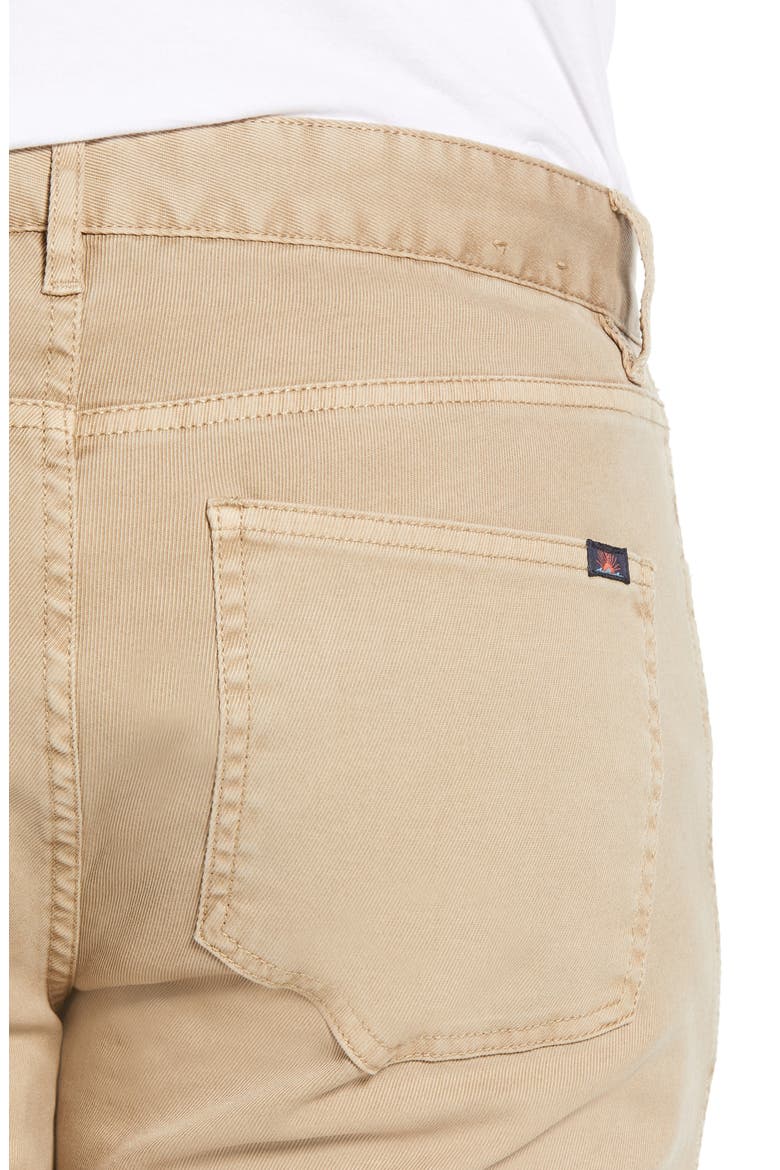 Comfort Twill Straight Leg Five-Pocket Pants, Alternate, color, KHAKI