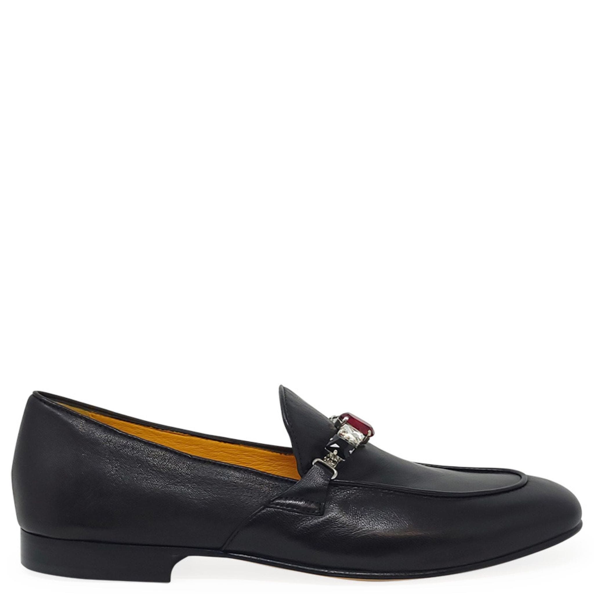 Madison Maison Flat Jewel Loafer, Main, color, Black