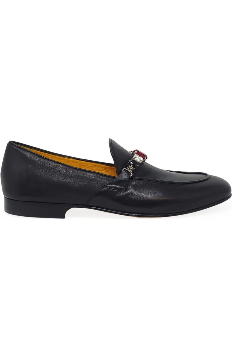 Madison Maison Flat Jewel Loafer, Main, color, Black