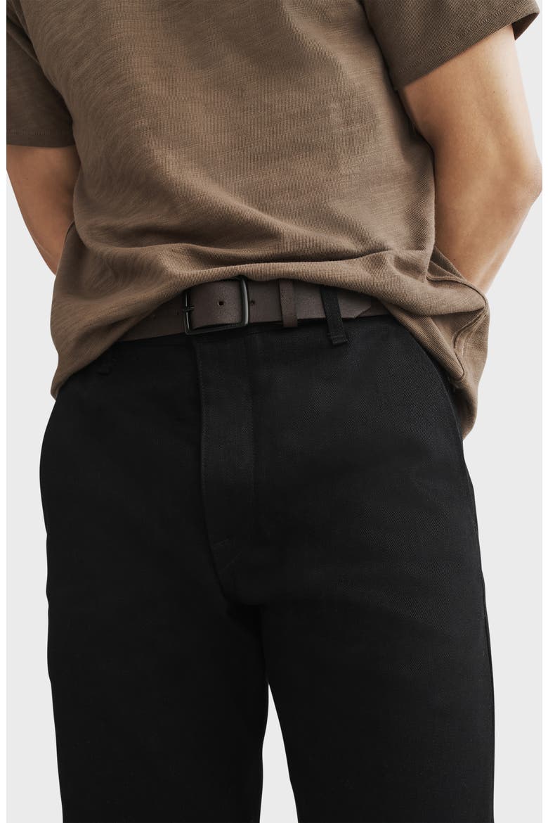 Rugged Leather Belt, Alternate, color, BRW