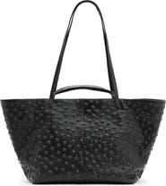 AllSaints Hannah Star Embossed Leather East/West Tote