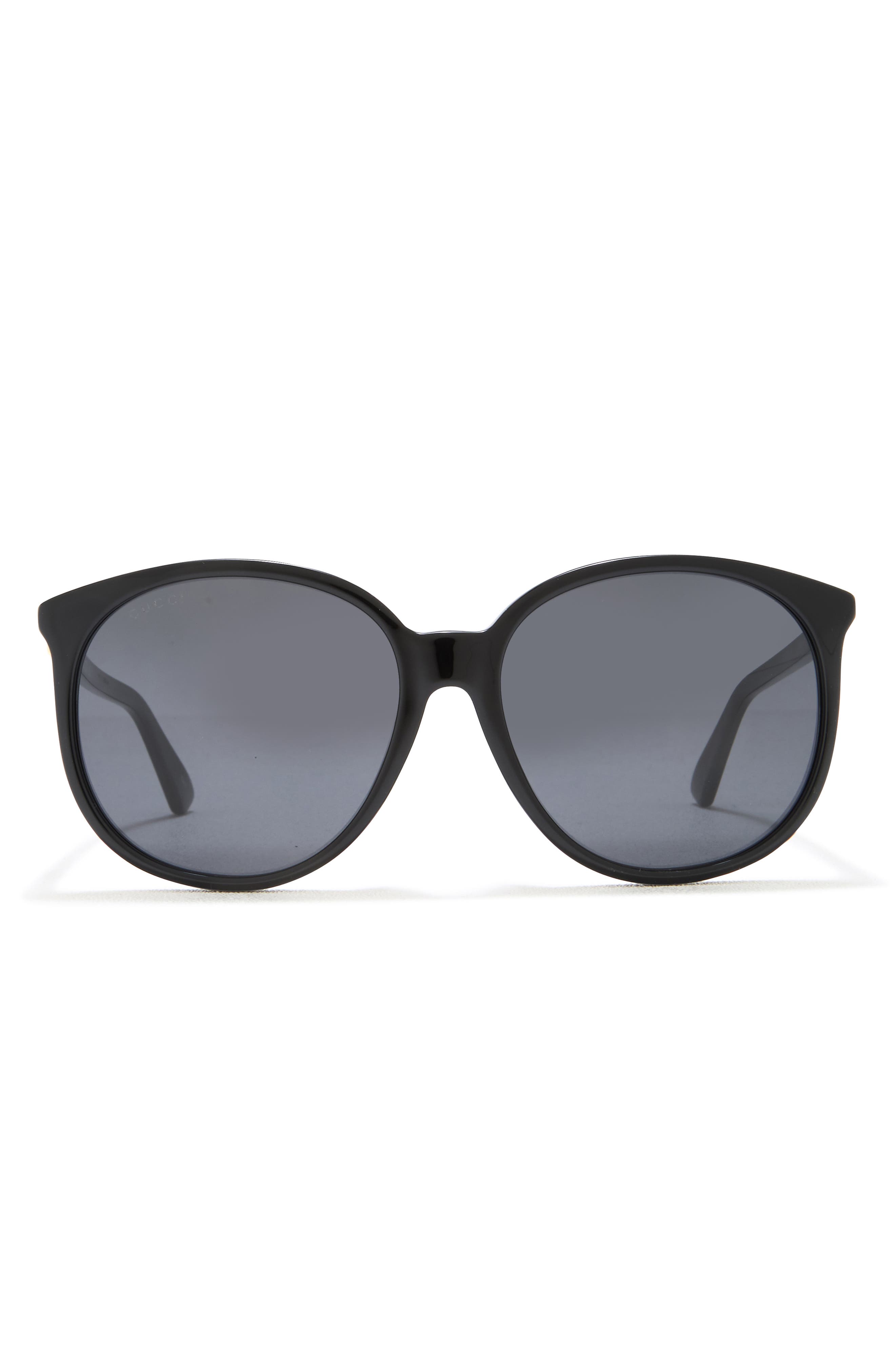 Gucci 57mm Round Sunglasses