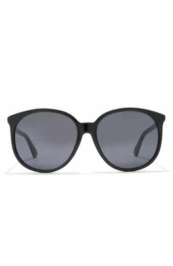 Gucci 57mm Round Sunglasses