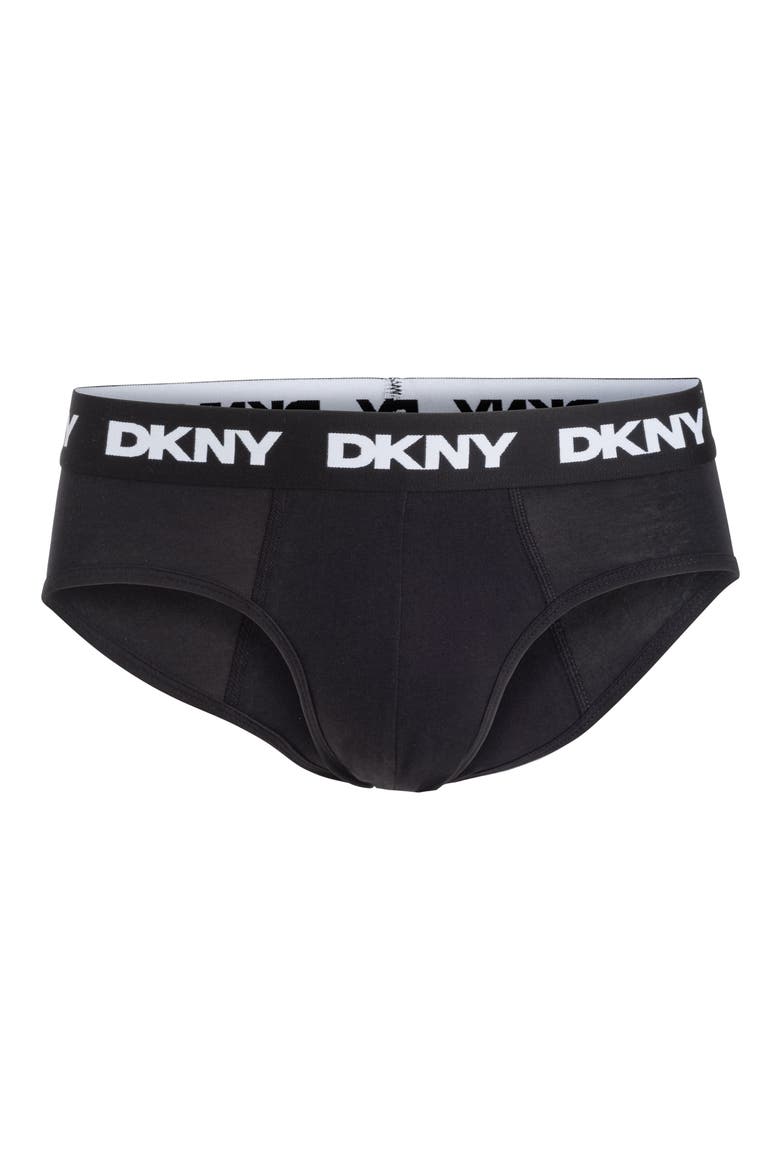 Cotton Stretch Pack of 4 Briefs, Alternate, color, BLACK/ WHITE/ GREY/ BLACK