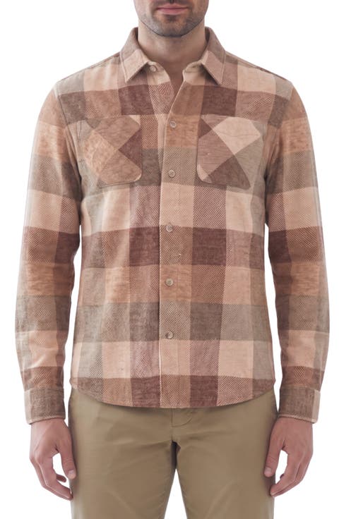 Check Flannel Button Up Shirt
