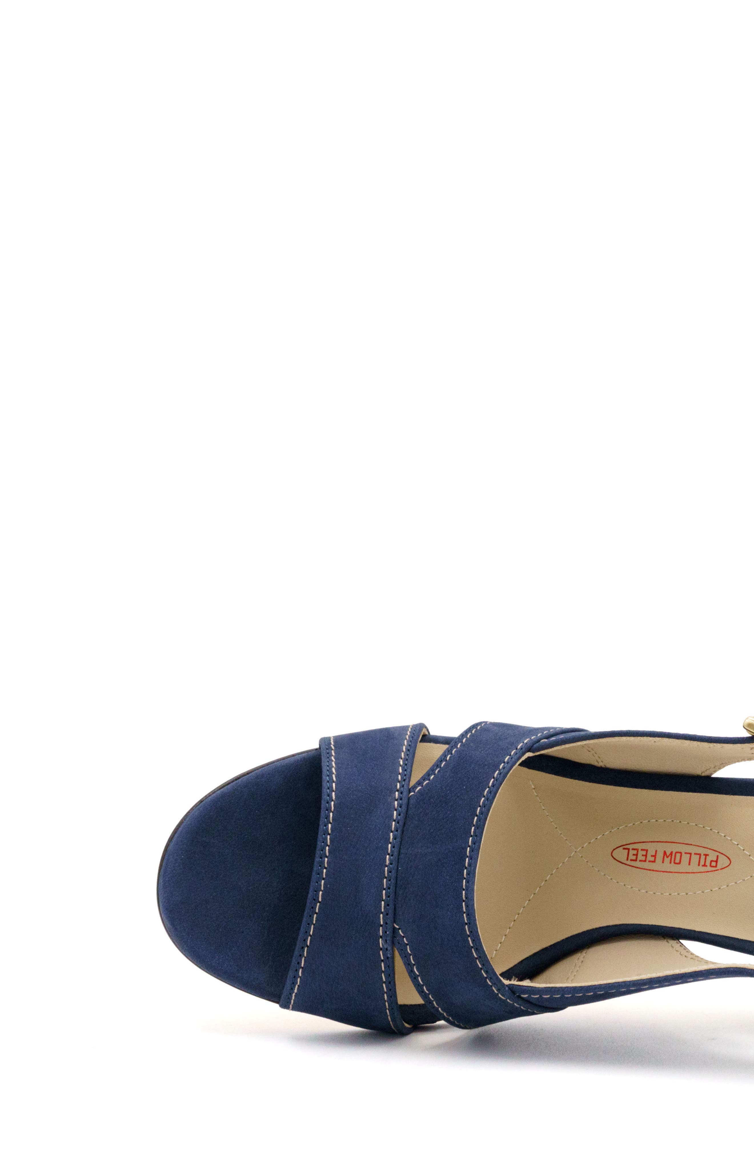 Amalfi by Rangoni Efrem Slingback Sandal - Multiple Widths Available, Alternate, color, Navy Long Beach