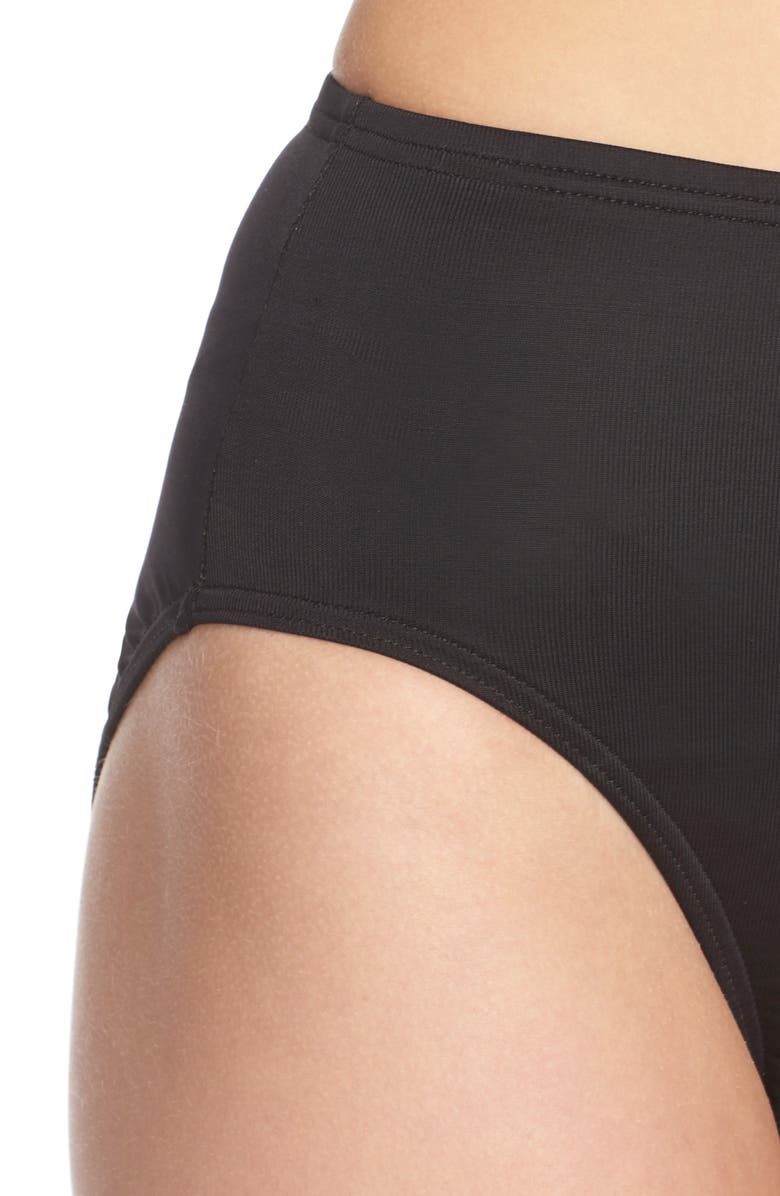 Miraclesuit<sup>®</sup> High Waist Swim Bottoms, Alternate, color, Black