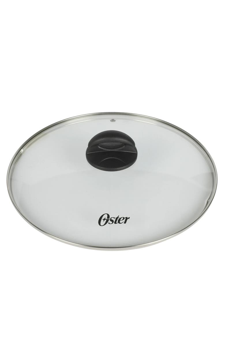 OSTER Clairborne 6.9 Quart Nonstick Aluminum Caldero with Lid, Alternate, color, Black