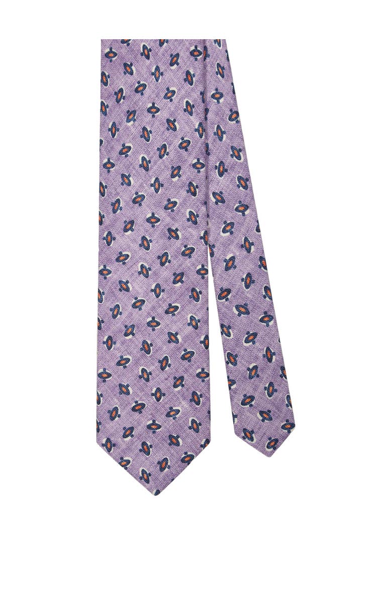 Robert Talbott Robert Geometric Print Best of Class Necktie, Main, color, Lavender