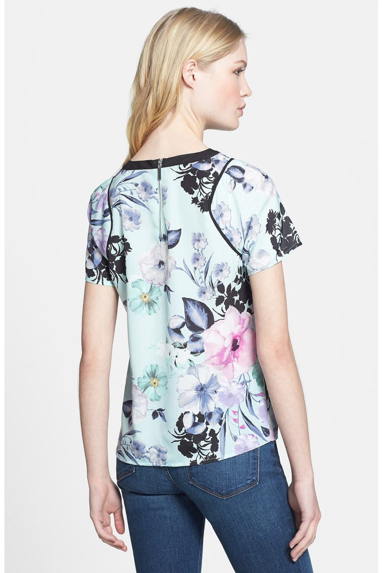 Floral Print Tee, Alternate, color, LIGHT MINT