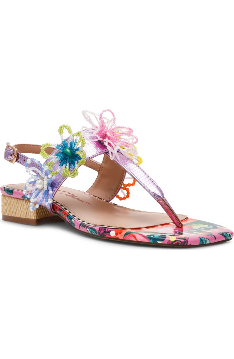 Betsey Johnson Jaydda T-Strap Sandal, Main, color,