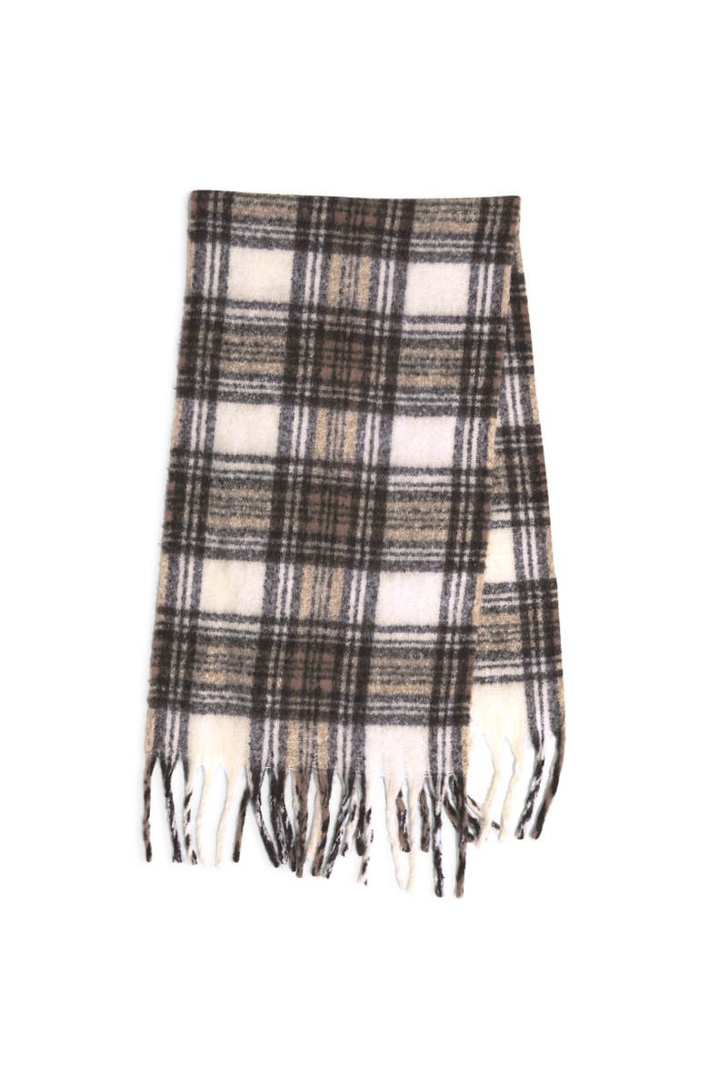 Belle & Bloom Still Into You Scarf, Alternate, color, Black/White