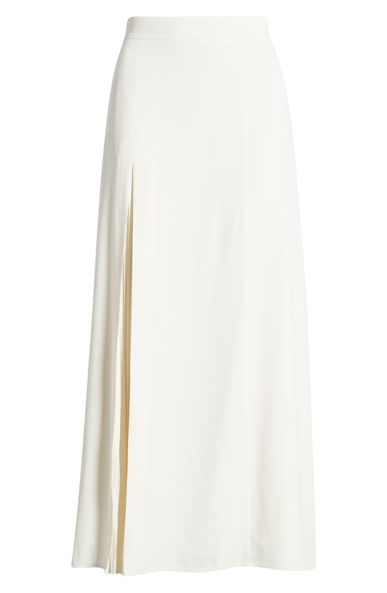 BOSS Vateza A-Line Midi Skirt, Alternate, color, Open Wht