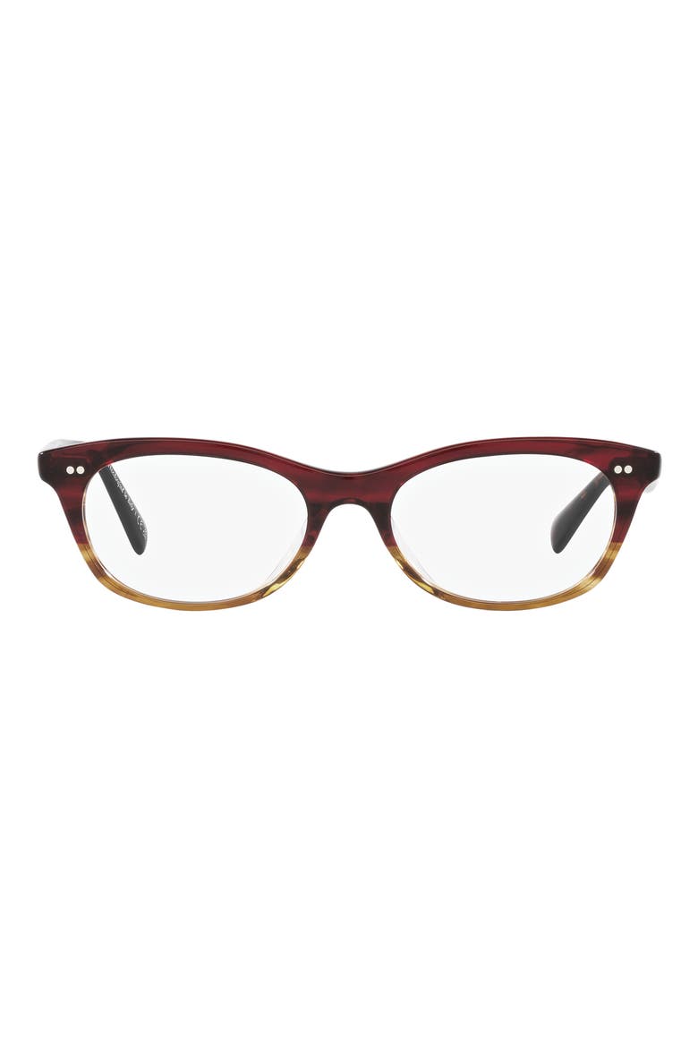51mm Square optical glasses, Main, color, TORTOISE