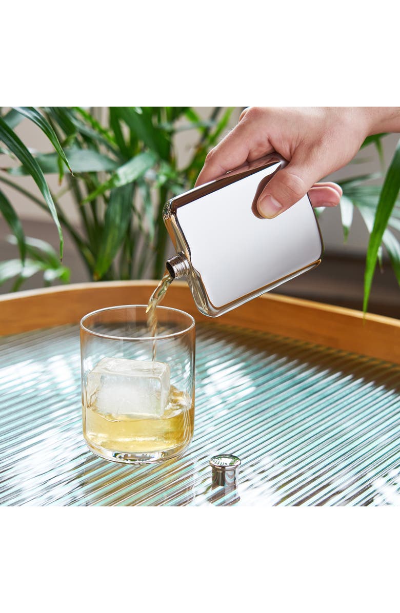 Viski 6 oz Flask, Alternate, color, Silver