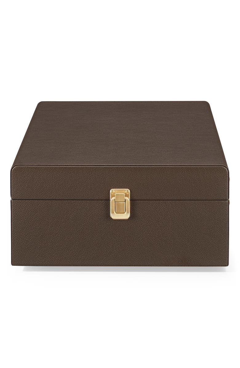 Crosley Radio Voyager Record Player, Alternate, color, Cocoa