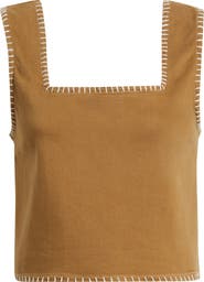 Rails Carbon Whipstitch Cotton Tank