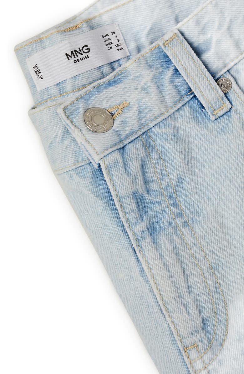 MANGO Low Rise Wide Leg Jeans, Alternate, color,