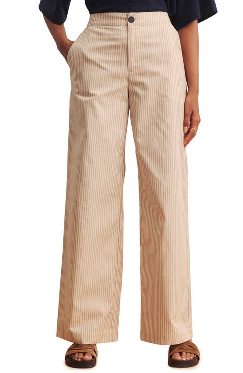 Eloise Pinstripe Wide Leg Pants