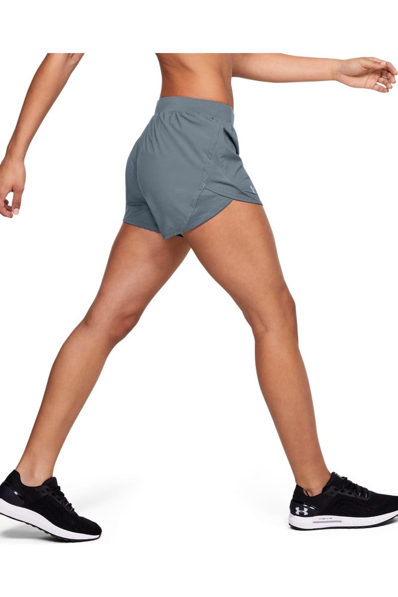 Fly By 2.0 Woven Running Shorts, Alternate, color, PITCH GREY