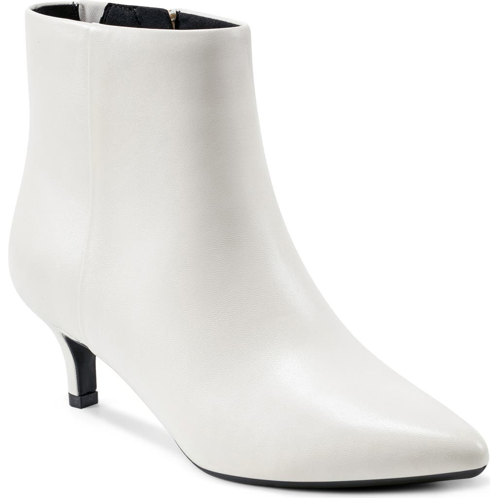 Easy Spirit Laina Pointed Toe Bootie In White