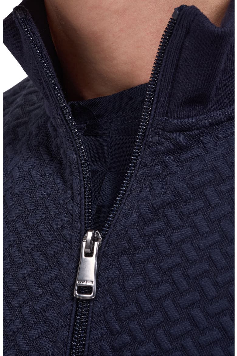 Quarter Zip Sweatshirt, Alternate, color, NAVY