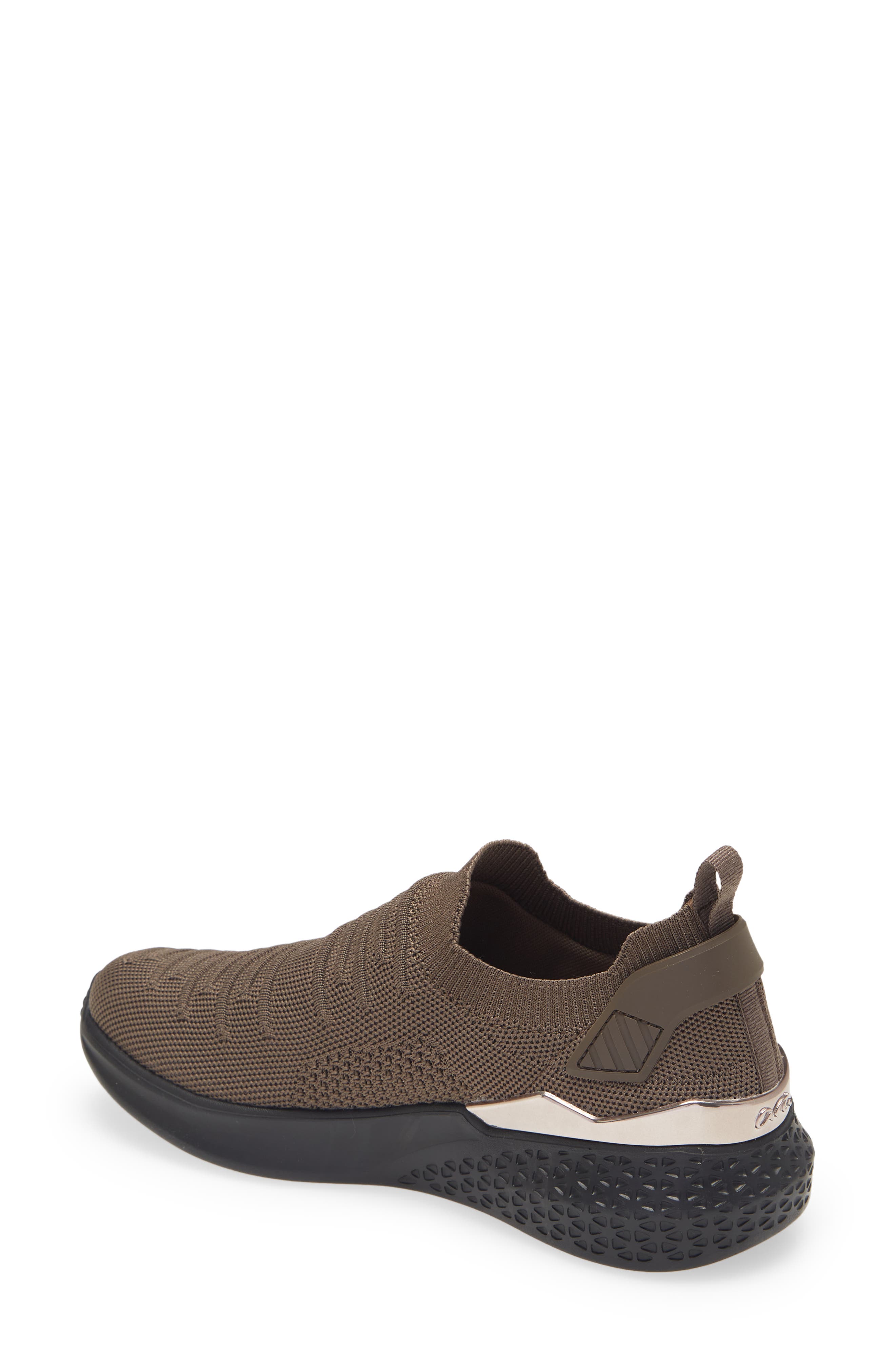ara Monroe Slip-On Sneaker, Alternate, color, Taiga Woven/ Moro Metallic