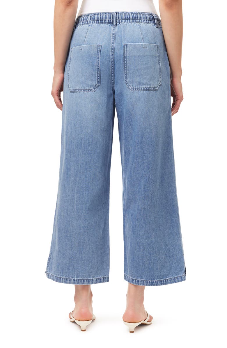 Kensie Drawstring Wide Leg Jeans, Alternate, color, Morgan