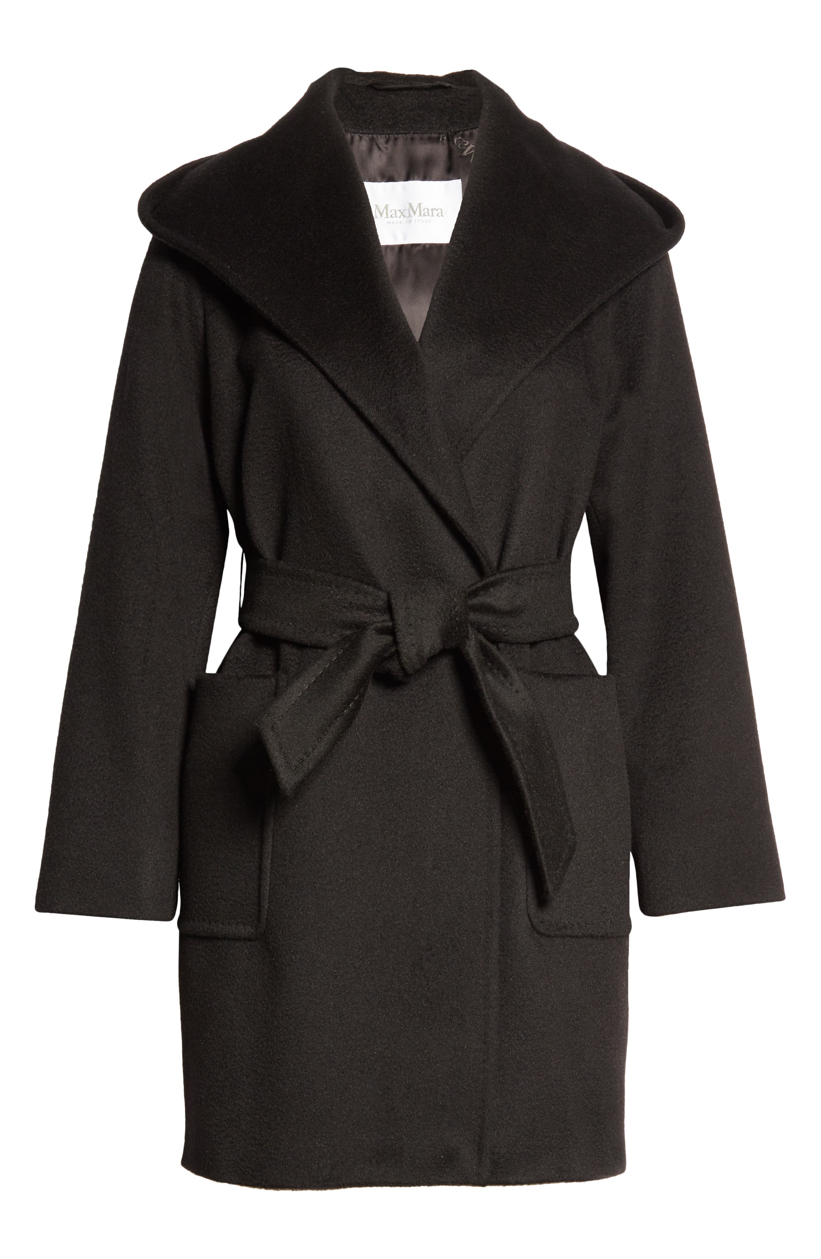Max Mara Rialto Hooded Camel Hair Coat (Women) | Nordstrom